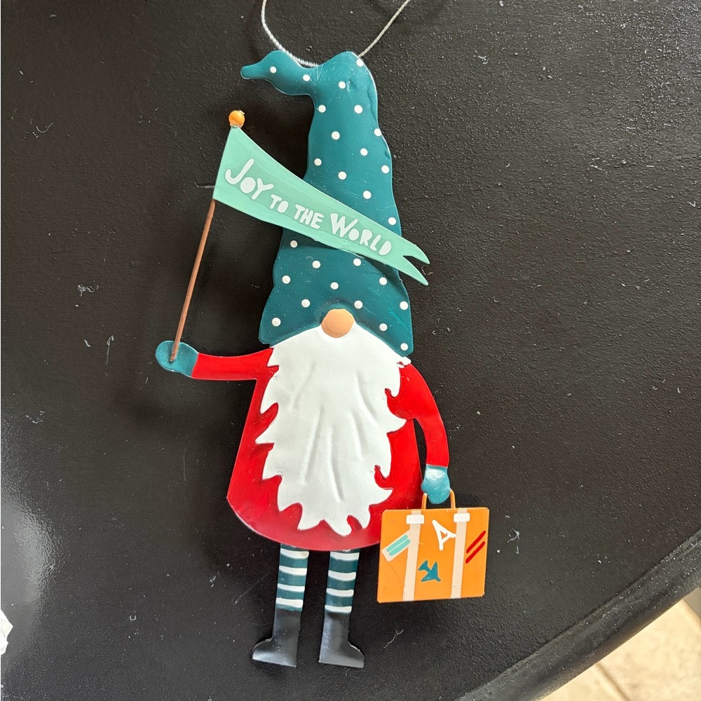 Holiday Lane by Macy’s Joy to the World Gnome Holiday Ornament - Red and Green